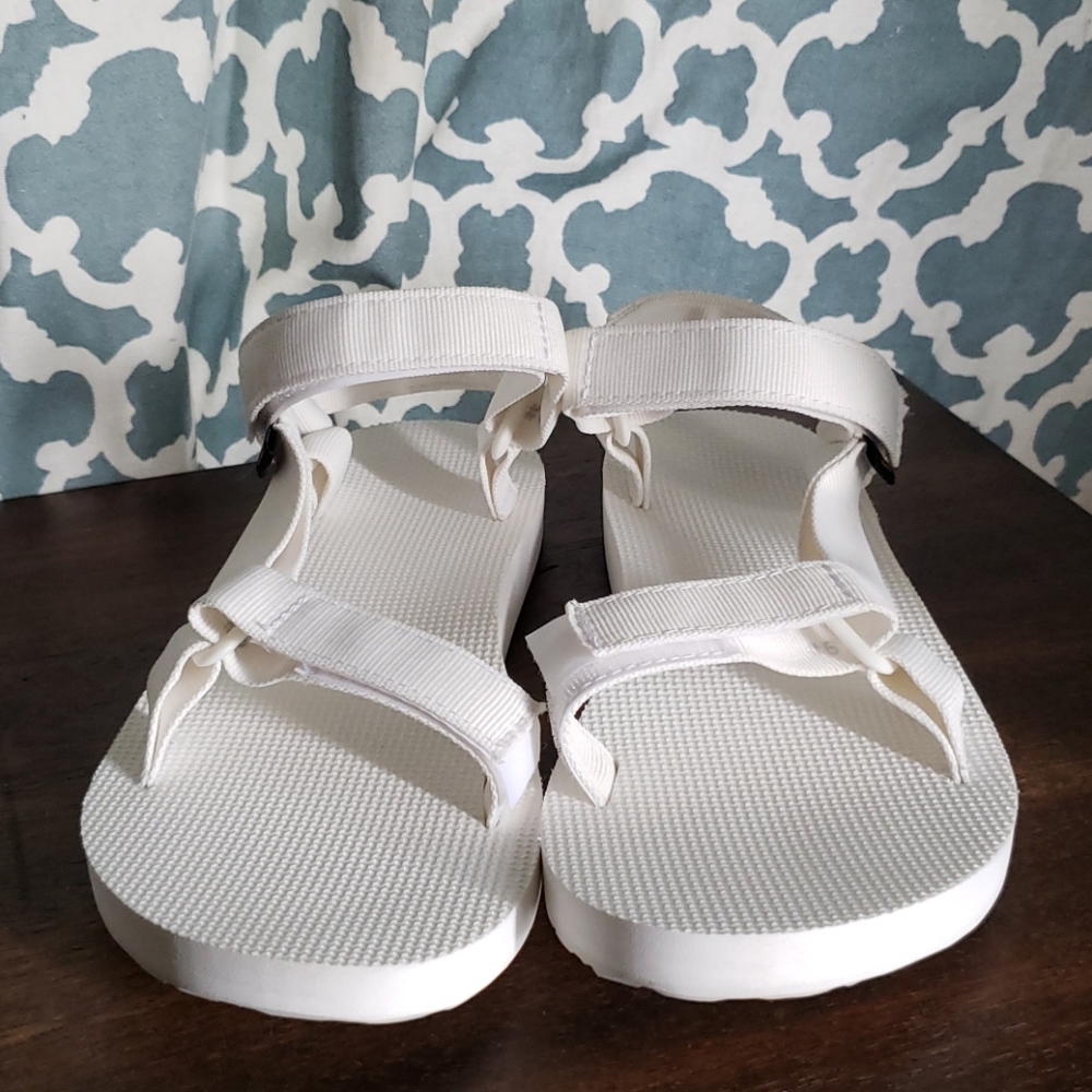 White Teva Sandals